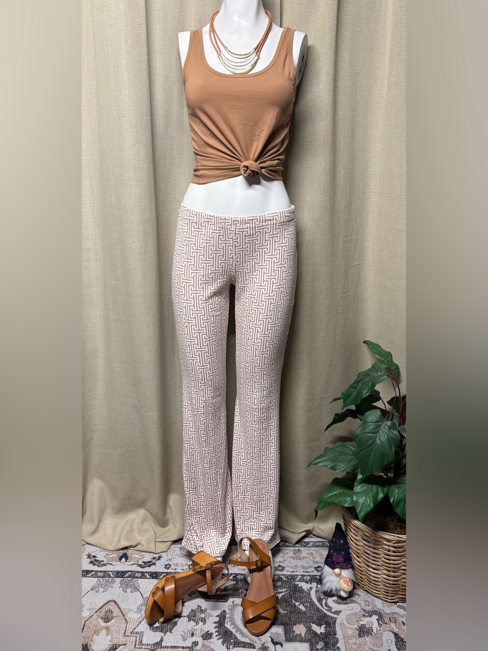 2 pair of Geo-Print Flare Pants